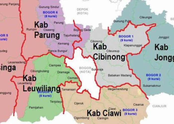 Sejarah Cibinong, dari Gabungan 9 Kelompok Diusulkan Jadi Kabupaten Induk pada Pemekaran Bogor