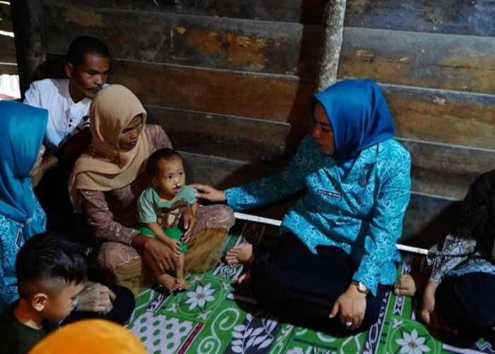 TP PKK Prabumulih Tinjau Balita Stunting, Perkuat Upaya Percepatan Penurunan Angka Stunting