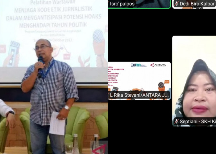 Perum LKBN ANTARA Gelar Pelatihan Wartawan: Mengantisipasi Potensi Hoaks di Tahun Politik