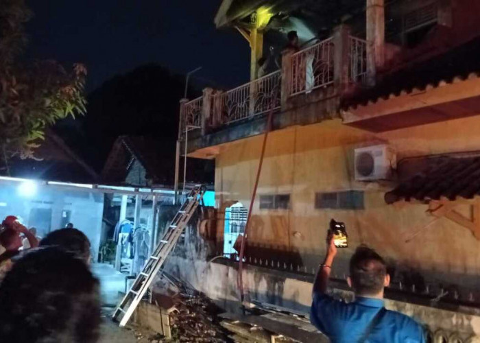 Rumah Pensiunan ASN di OKU Terbakar