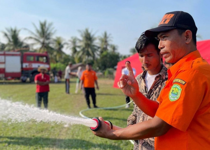PT Pertamina EP Pendopo Field Dorong Ketangguhan Warga Hadapi Karhutla Lewat Program Desa Tangguh Bencana