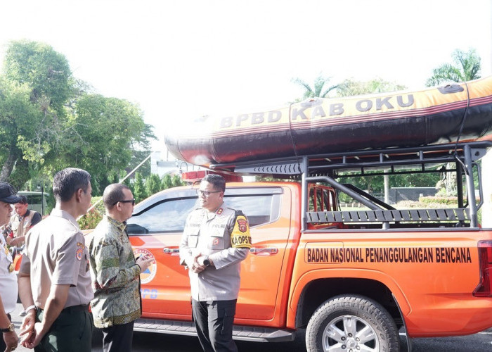 BNPB Beri Bantuan Mobil Rescue Untuk BPBD OKU