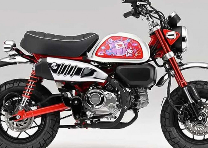 Monkey 125 Edisi Kuromi: Aksesori Spesial Honda dengan Desain Hitam-Ungu yang Bikin Gemas