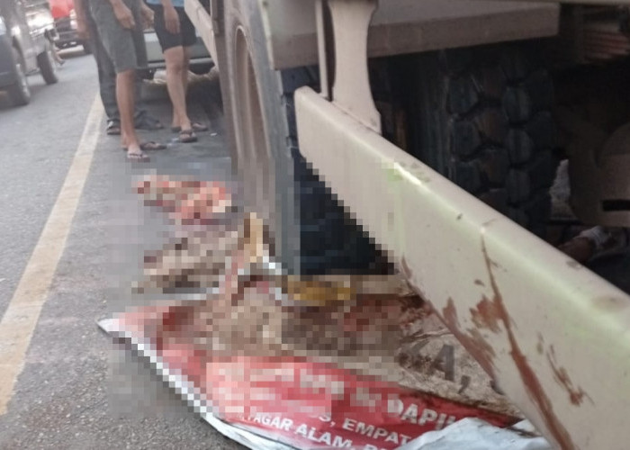 Dua Pelajar Alami Kecelakaan Maut, Satu Tewas Terlindas Truk