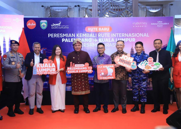 Bandara SMB II Kembali Berstatus Internasional, Gubernur Herman Deru Resmikan Rute Penerbangan Palembang–Kuala