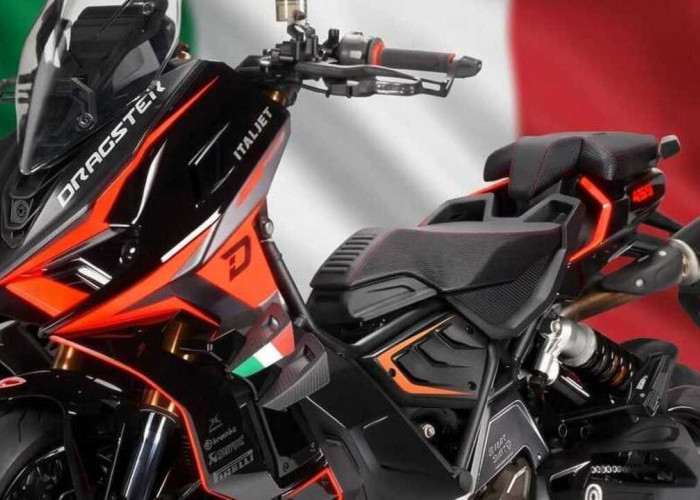 Italjet Dragster 459 Twin Skutik Italia Paling Brutal Kini Hadir di Indonesia, Segini Harganya. 