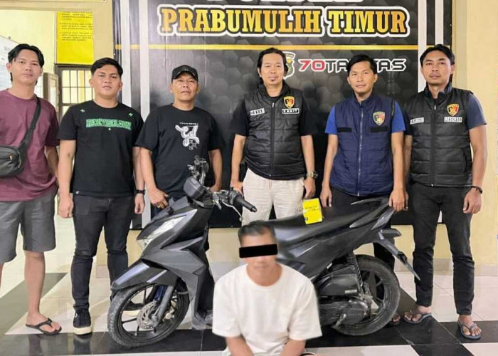 Ditangkap Karena Kasus Curat, Seorang Buruh di Prabumulih Ternyata Terlibat Kasus Curanmor dan Residivis