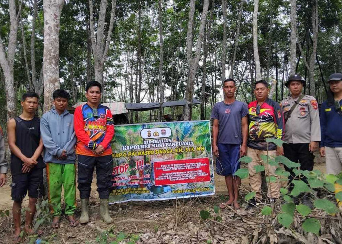 Antisipasi Kebakaran dan Pencemaran,  Polsek Tungkal Jaya Berikan Imbauan ke Masyarakat 