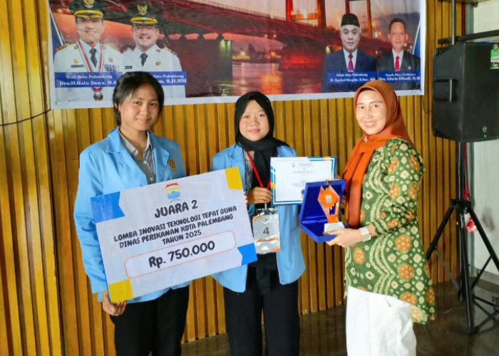 Inovasi Daun Teratai Sabet Juara 2 TTG Perikanan Palembang 2025, Jadi Solusi Pengganti Antibiotik