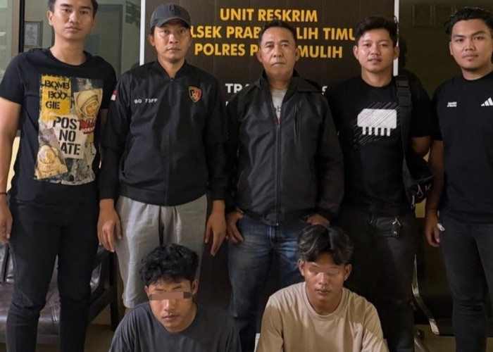 Curi Mesin Pompa Air Kolam Renang di Prabumulih, Dua Pemuda Asal MUBA dan PALI Ditangkap URC Singo Timur