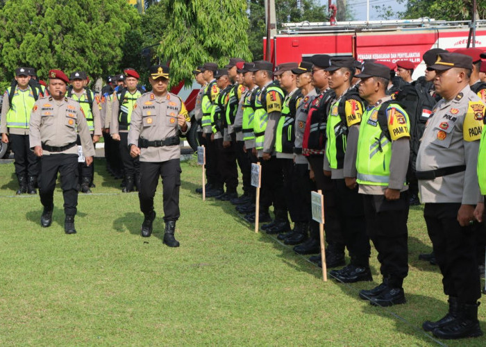 331 Personel Polres Ogan Ilir Dikerahkan untuk Amankan Pilkada Serentak 2024