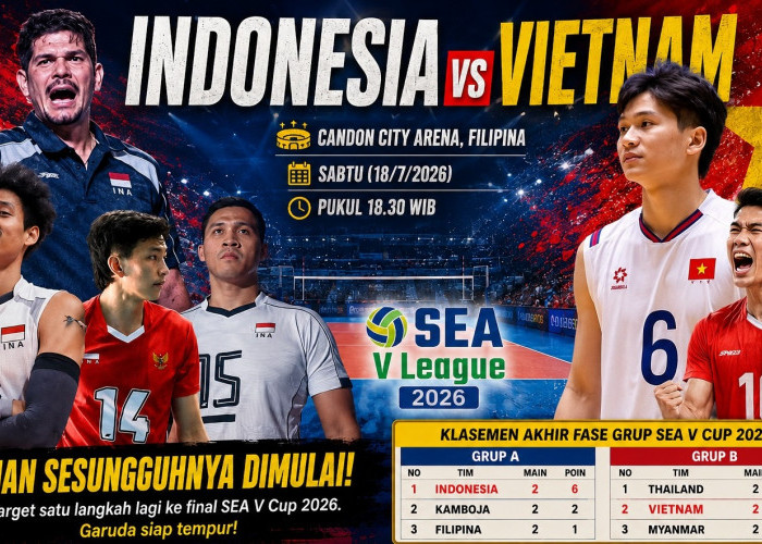 Indonesia Vs Vietnam: Ini Strategi Reidel Toiran di Semifinal SEA V Cup 2026