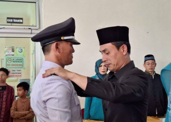 Asadi Wijaya Resmi Dilantik sebagai PJ Kades Tanjung Kemala, Ini Pesan Camat