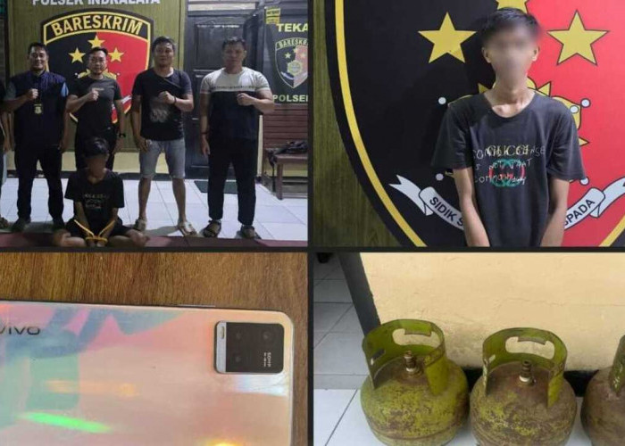 Curi HP Juga Tabung Gas, Pemuda di Ogan Ilir di Ciduk Polsek Indralaya