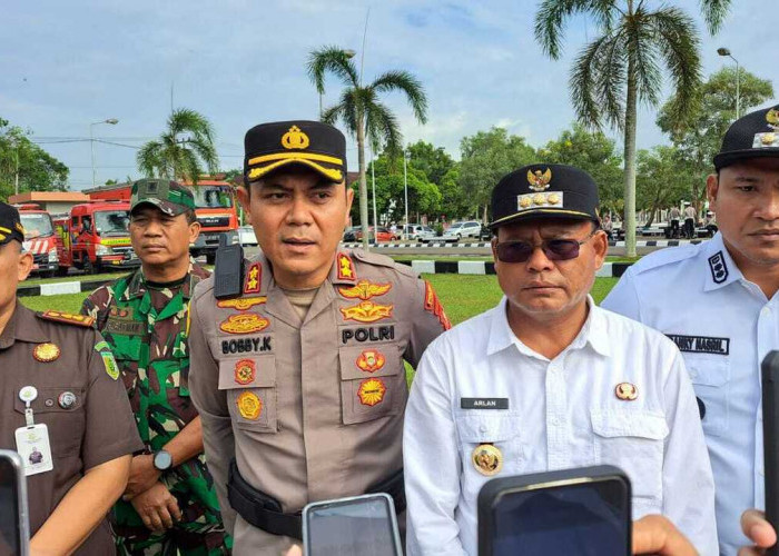 Hadapi Karhutlah Polres Prabumulih Kerahkan 126 Personel, H Arlan: Standby 24 Jam