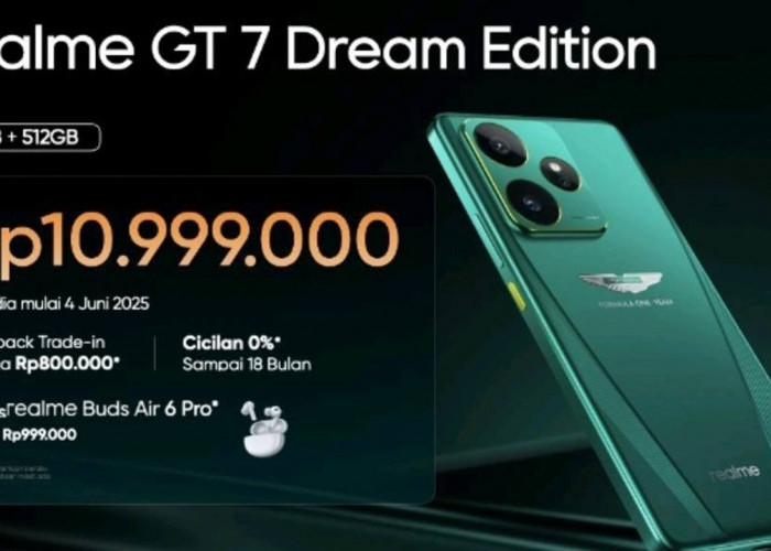 realme GT 7 Dream Edition Resmi Hadir di Indonesia, Kolaborasi Eksklusif dengan Aston Martin F1 dan Hadiah Hel