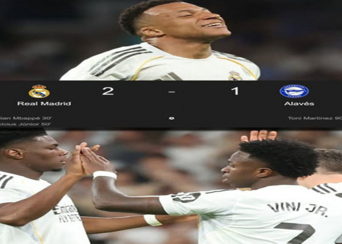 Hasil La Liga: Real Madrid Menang 2-1 atas Alavés, Harapan Juara Masih Hidup.