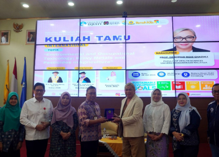 FKM Unsri Hadirkan Pakar UKM Bahas Risiko Logam Berat, Pestisida dan Mikroplastik