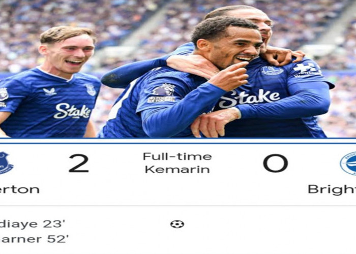 Everton Menang 2-0 di Hill Dickinson Stadium