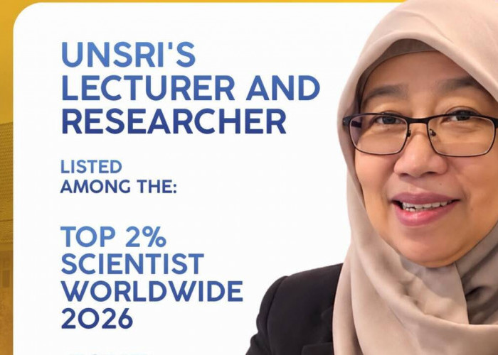 Prof. Siti Nurmaini Masuk Jajaran Top 2% Scientist Worldwide 2026, Perkuat Reputasi Riset UNSRI di Tingkat Glo