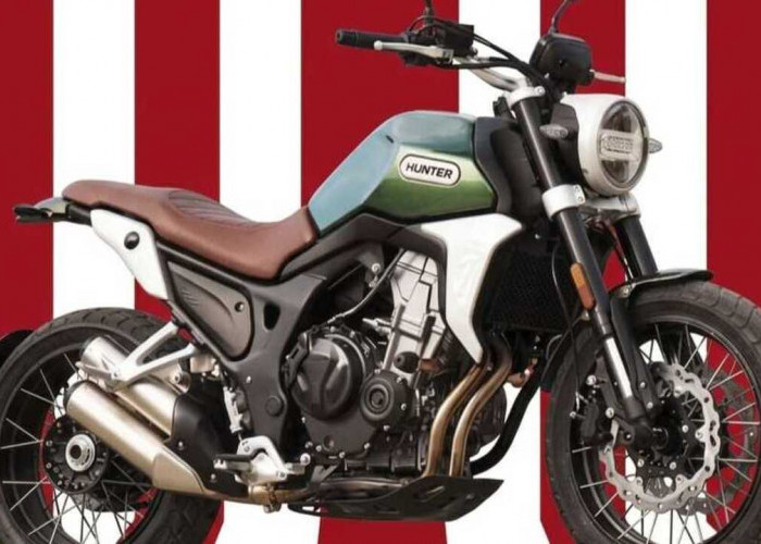 Harga Rp192 Jutaan, Hunter SK500 Tawarkan Mesin Twin Cylinder dan Sensasi Moge Klasik.