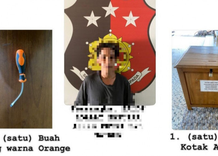 Bobol Kotak Amal Masjid Residivis Curat di Sungai Lilin Akhirnya Dibekuk Polisi