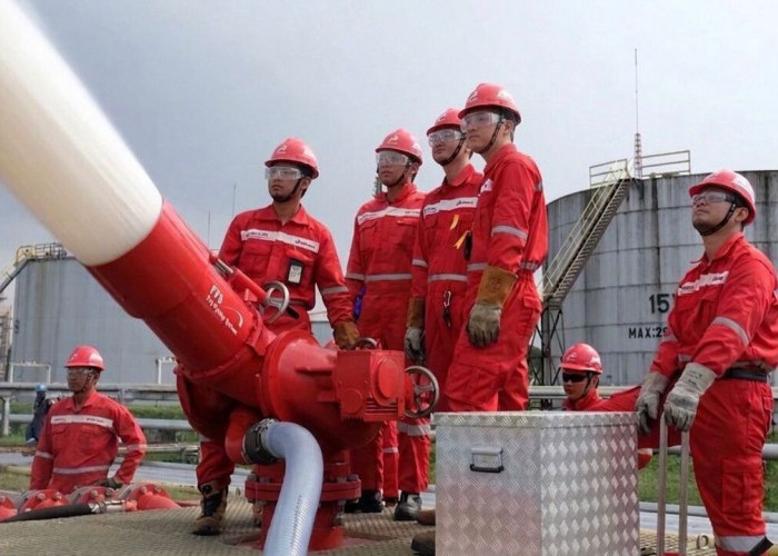 Kilang Plaju Perkuat Keandalan Fire Protection System