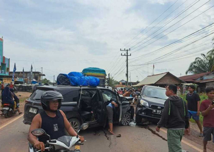 Kecelakaan di Jalintim Sungai Lilin Muba Libatkan 3 Mobil, Ini Kronologisnya