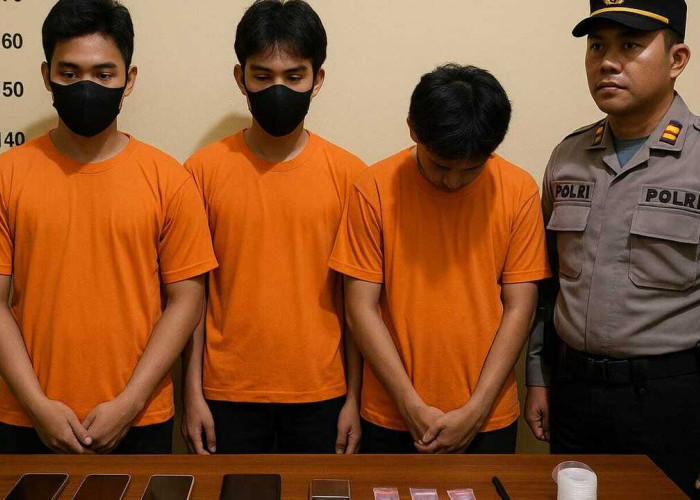 Tiga Remaja di OKU Digerebek Saat Pesta Narkoba di Hotel