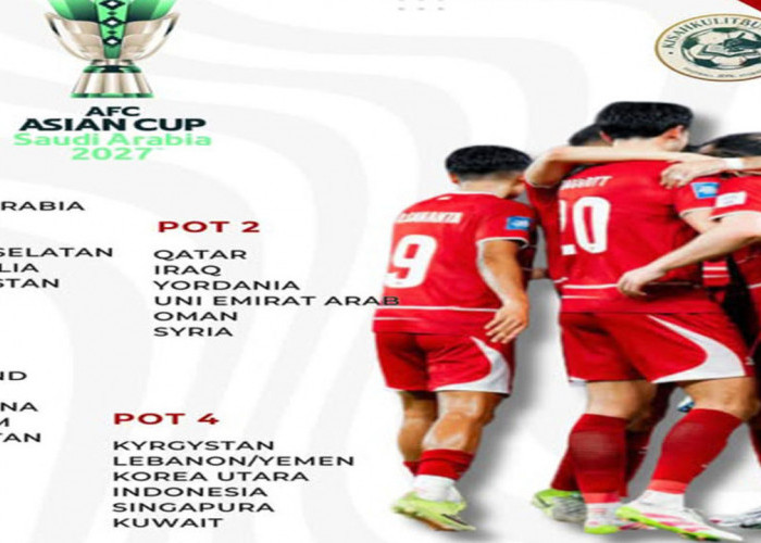 Indonesia di Pot 4 Piala Asia 2027, Peluang Kejutan atau Terjebak Grup Neraka.