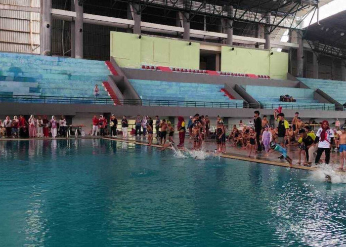 Meriahkan HUT ke-80 RI Tirta Sriwijaya Aquatic Club Gelar Berbagai Perlombaan