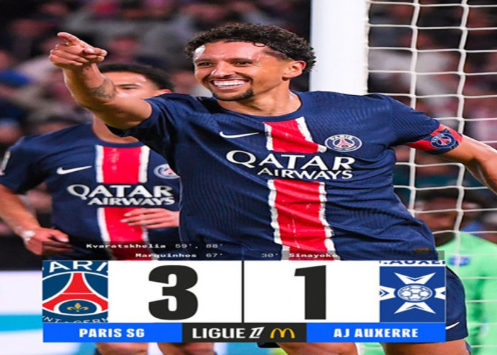 PSG Tundukkan Auxerre 3-1, Tutup Musim Ligue 1 dengan Gelar Juara