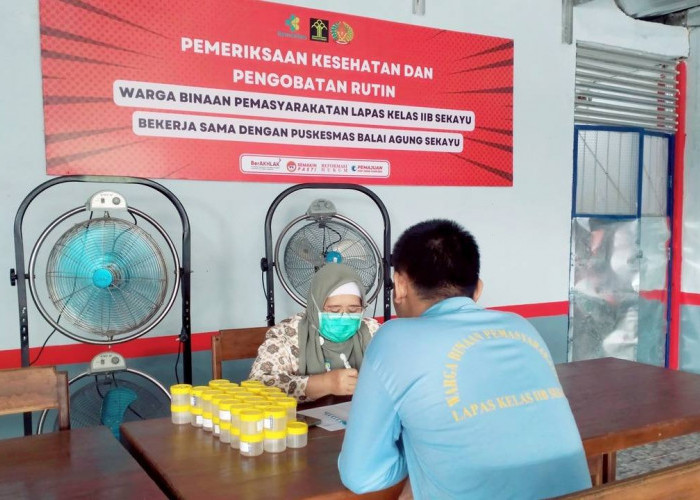 50 Warga Binaan Lapas Sekayu Ikuti Tes Dahak untuk Deteksi Penyakit TBC