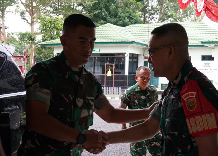 Danbrigif 8/Garuda Cakti Kunjungi Kodim 0402/OKI Demi Hal Ini!