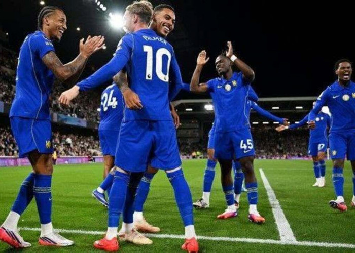 Hasil Liga Premier Inggris: Chelsea Menang 3-2 Atas Fulham. 