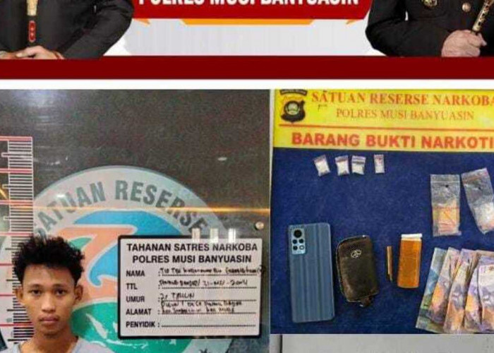 2 Pengedar Narkotika diamankan Sat Narkoba Polres Muba