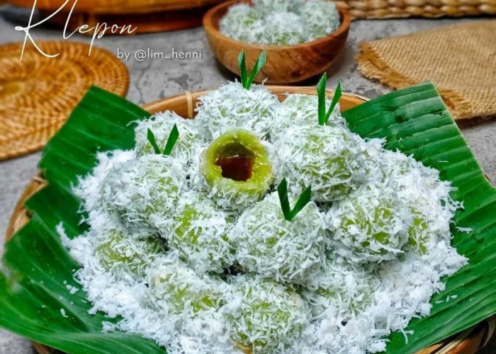 Makanan Tradisional Klepon dari Nikmat Manis Gula Jawa dalam setiap Gigitan
