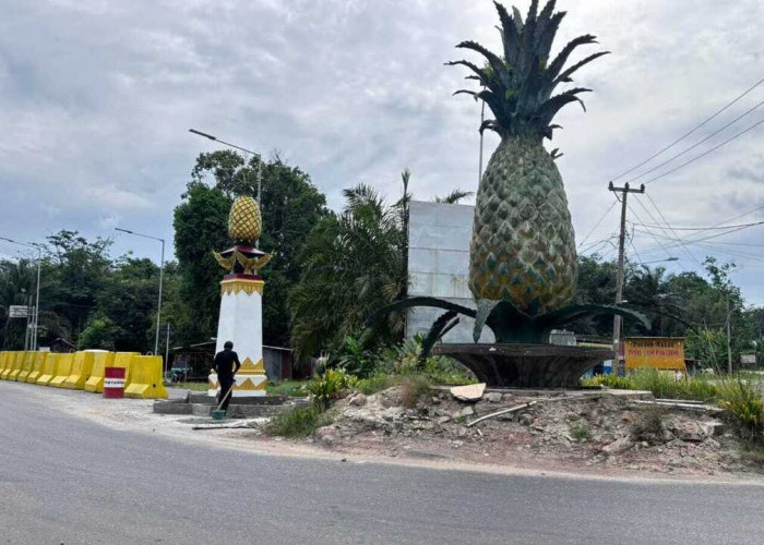 Warga Prabumulih Tolak Pembongkaran Tugu Nanas, Aksi Penolakan Viral di Media Sosial