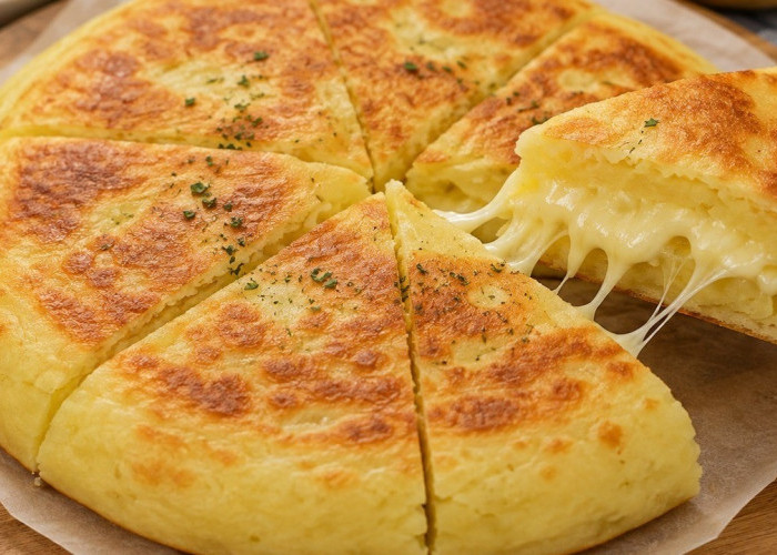 Potato Cheese Bread, Roti Kentang Tanpa Gandum yang Lembut, Lumer Keju dan Mudah Dibuat di Rumah