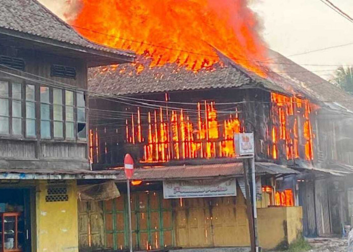 Rumah Warga Cinta Raja OKI Diamuk si Jago Merah, 12 KK Kehilangan Tempat Tinggal