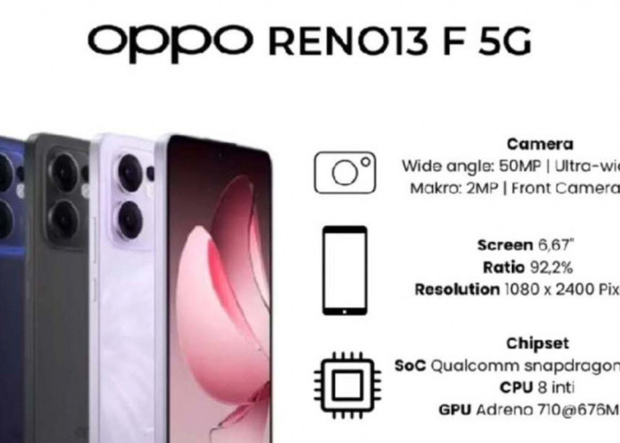 Oppo Reno13 F 5G Hadir dengan Dual Sertifikasi Tahan Air, Performa Kencang, dan Desain Premium