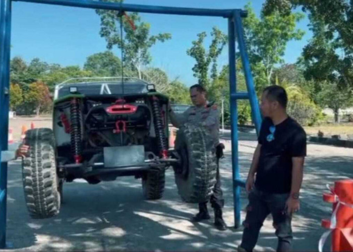 Offroader dari Berbagai Daerah Tiba di Prabumulih, Jalani Scrut Jelang Bhayangkara Offroad 2025