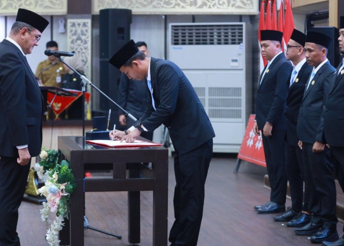 Sekda Sumsel Edward Candra Lantik Komisioner KPID 2026–2029, Tekankan Penguatan Etika di Era AI
