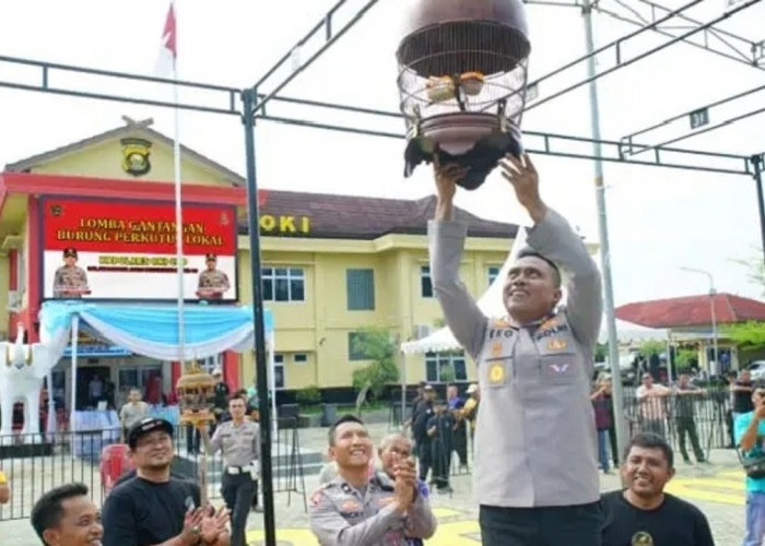 Adu Kualitas Suara, Kapolres OKI Cup Nyalakan Semangat Komunitas Burung Perkutut