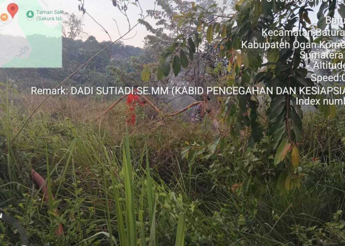 BPBD OKU Deteksi Dua Titik Hotspot Karhutla