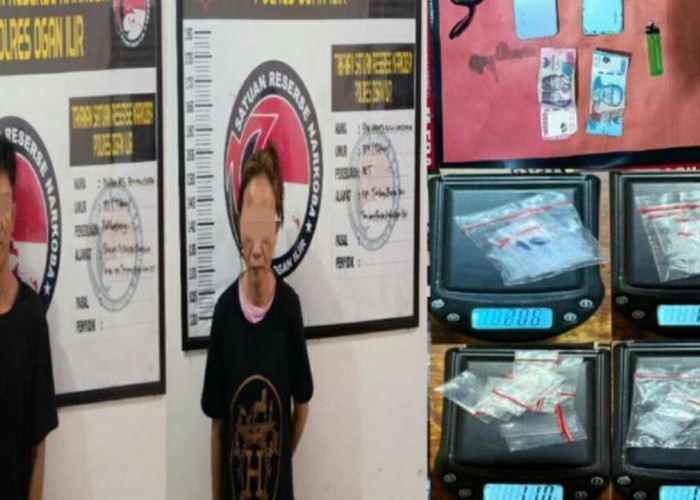 15 Paket Sabu Siap Edar Disita, Pasangan Pengedar Dibekuk Polisi
