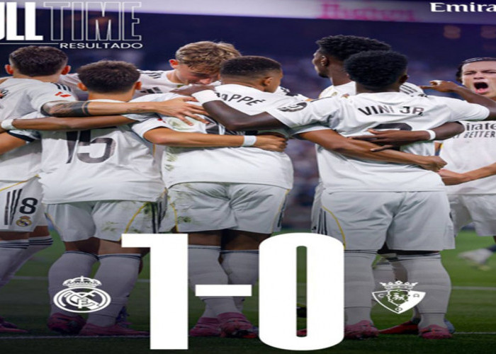 Real Madrid Menang Tipis 1-0 Atas Osasuna