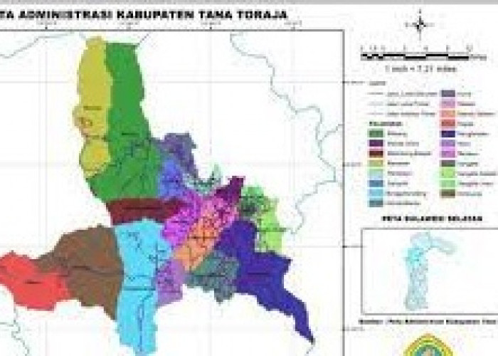 Pemekaran Wilayah Provinsi Sulawesi Selatan, Ini Batas Wilayah Kabupaten Tana Toraja Ibukota Provinsi Baru