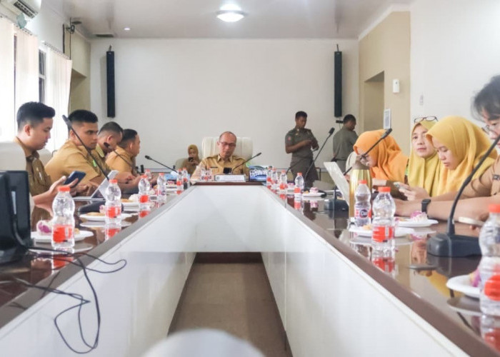 Pemkab Muba Ikuti Rakor Virtual Bahas Pengendalian Inflasi dan Program Strategis Nasional