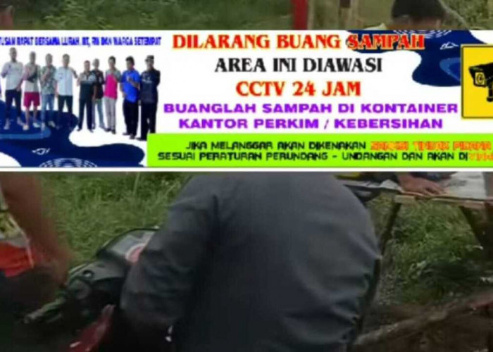 Warga Perumnas Griya Sriwijaya Kartini Pasang CCTV, Cegah Pembuangan Sampah Sembarangan